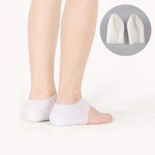 [HCM]Vớ tất silicon đệm gót chân tăng chiều cao 3cm - Phụ kiện tăng chiều cao bảo vệ gót chân thumbnail