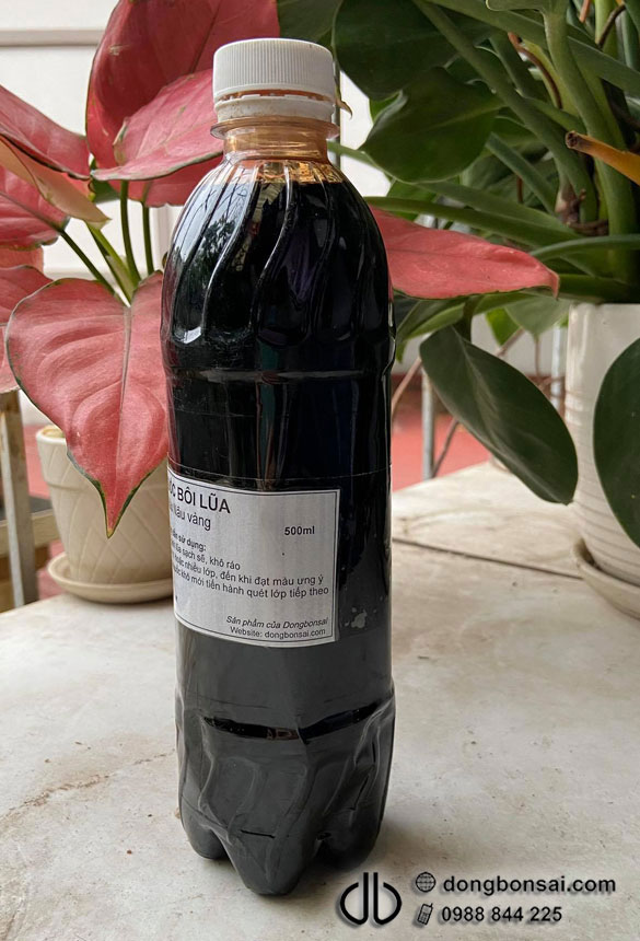 Bôi lũa bonsai màu nâu vàng 500ml