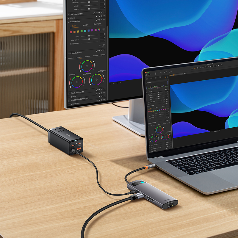 Hub Mở Rộng Đa Năng Baseus StarJoy 8-Port Type-C HUB Adapter
