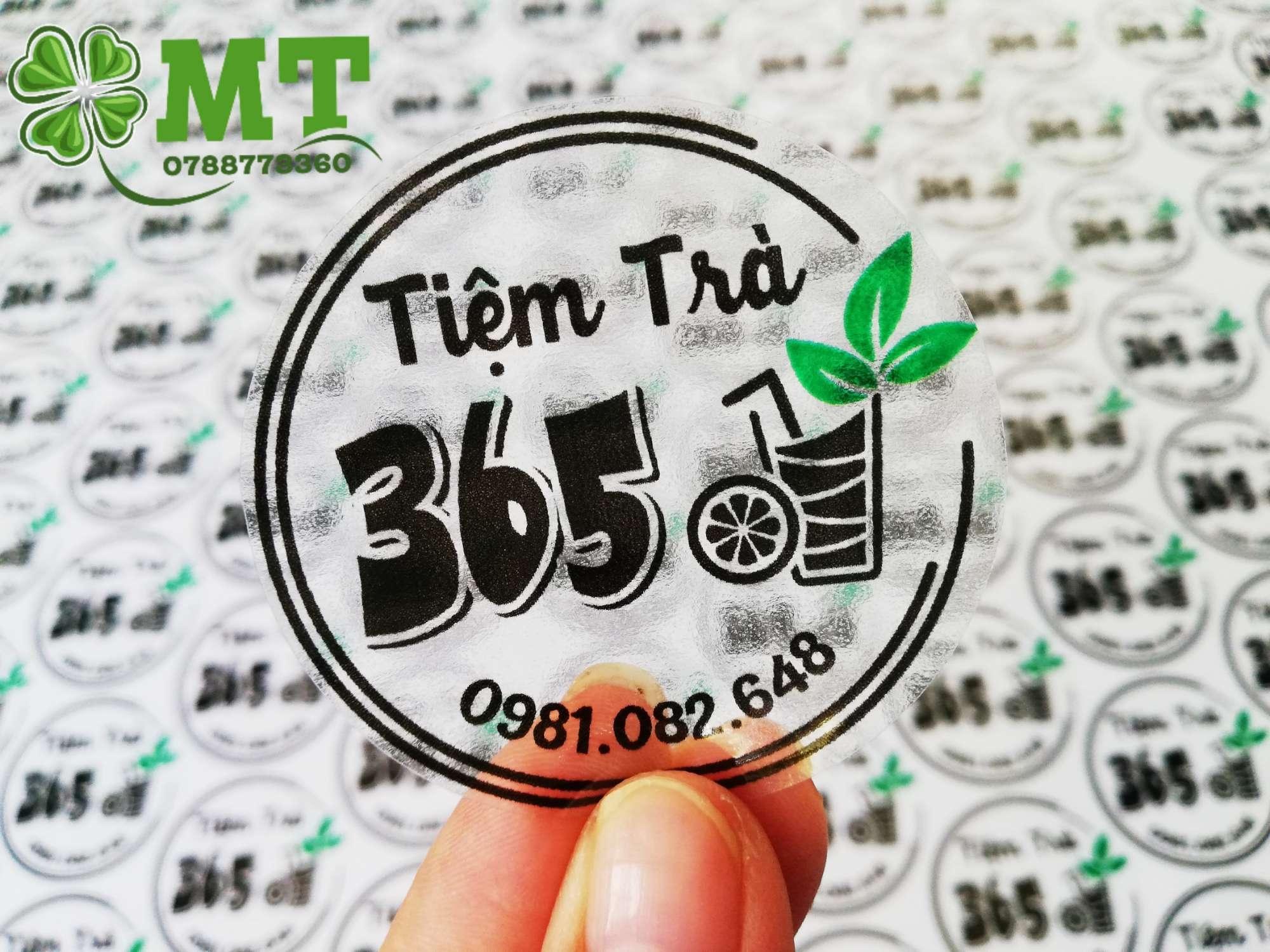 Tem nhãn đồ ăn vặt