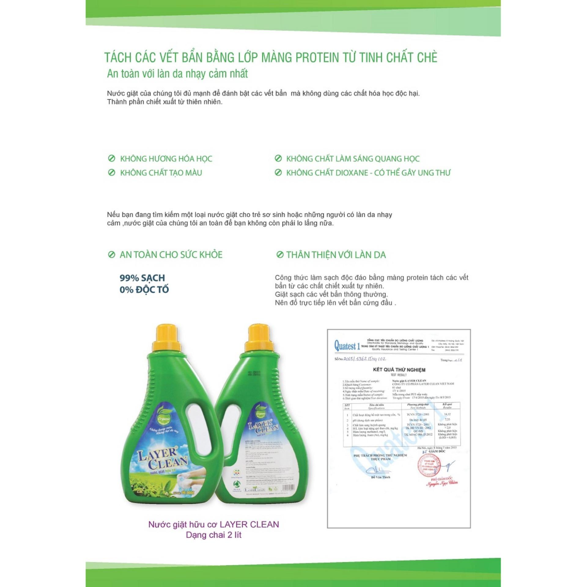 Nước giặt hữu cơ Layer Clean hương gió biển 5L