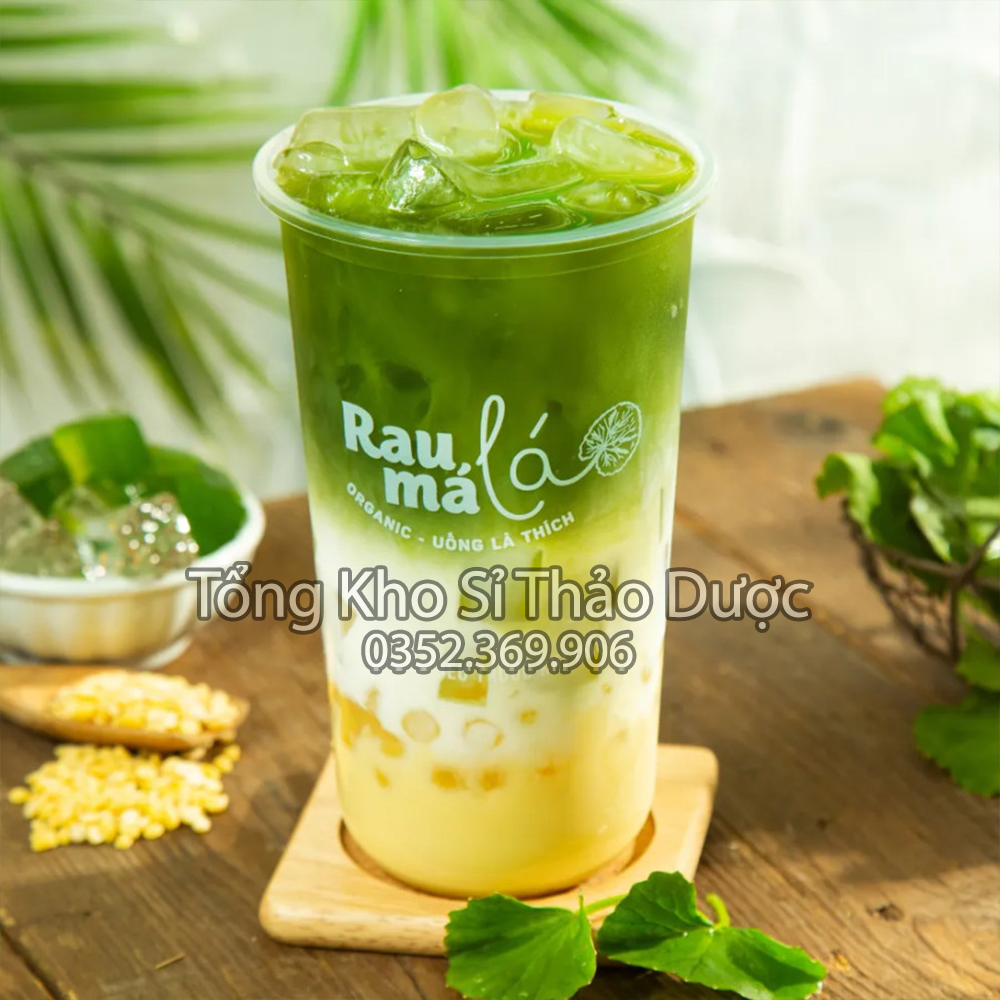 Bột rau má sấy lạnh nguyên chất 100g (Detox, eatclean, thanh lọc cơ thể)