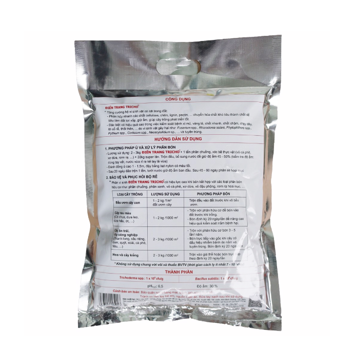 Phân Vi Sinh Vật Trichoderma - Nấm Đối Kháng Trichodema Điền Trang - Gói 1kg
