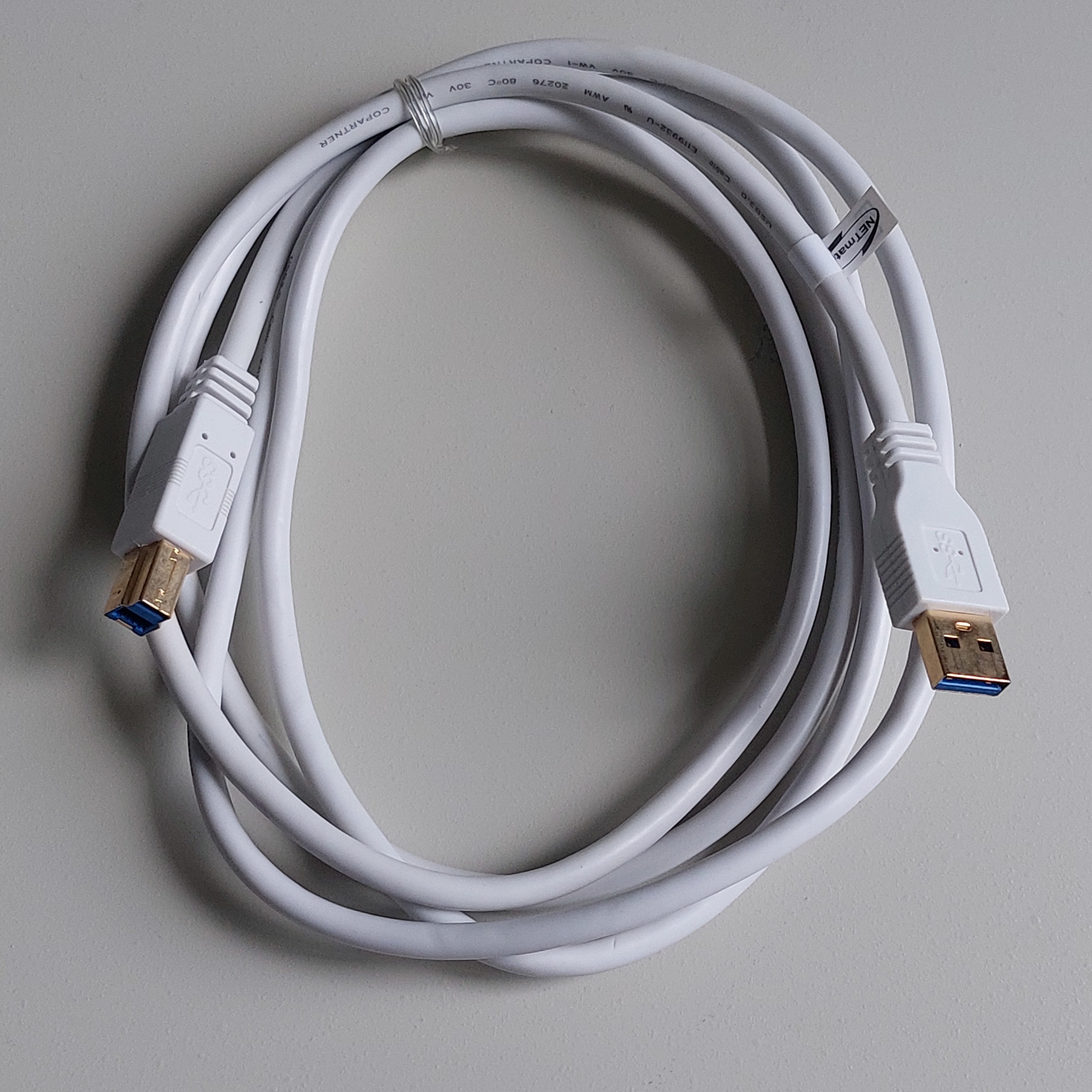 Cáp USB 3.0 Type A sang Type B tốc độ cao 5Gbps cho Máy in, HUB USB 3.0, HDD box 3.5'' Setop box.v.v.