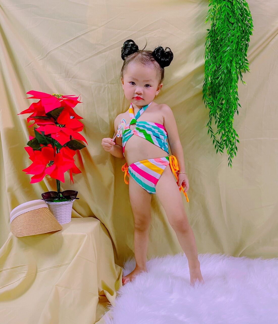 Đồ Bơi 2 Mảnh Cho Bé |Bikini Cho Bé Diện Hè
