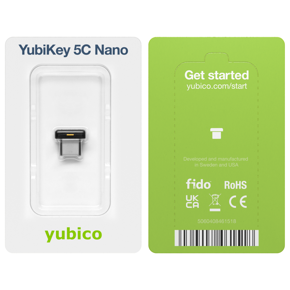 AUTHENTIC YubiKey 5C Nano