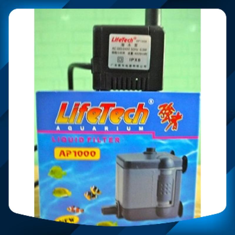 MÁY BƠM bể cá Lifetech AP1000, công suất 6.5W, đẩy cao tối đa 65cm