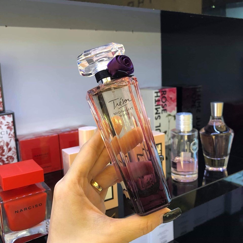 Nước Hoa Lac.ôme Tre.sor Midnight Rose tím