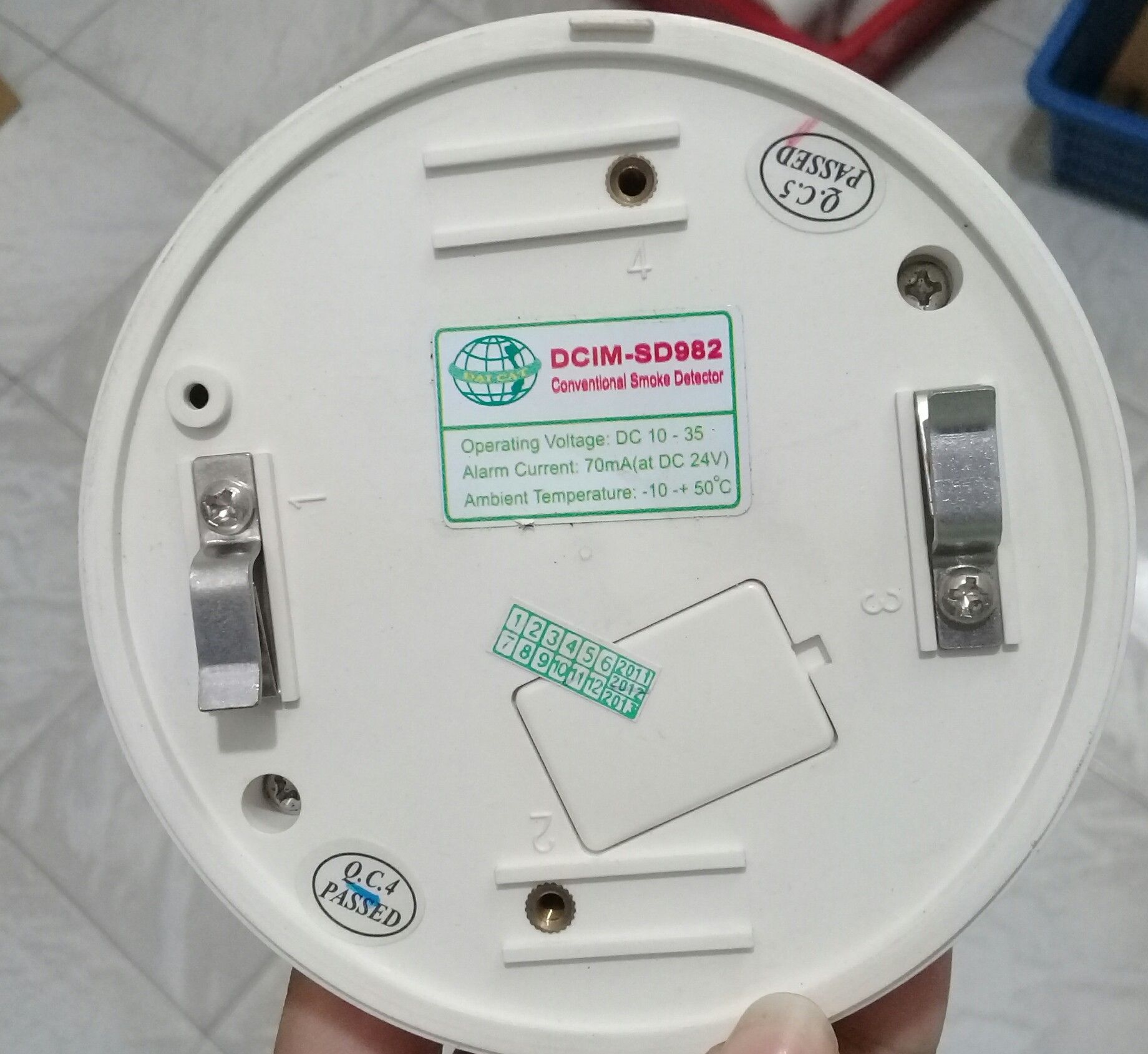 CẢM BIẾN KHÓI CÓ DÂY 2 SỢI (THANH LÝ)