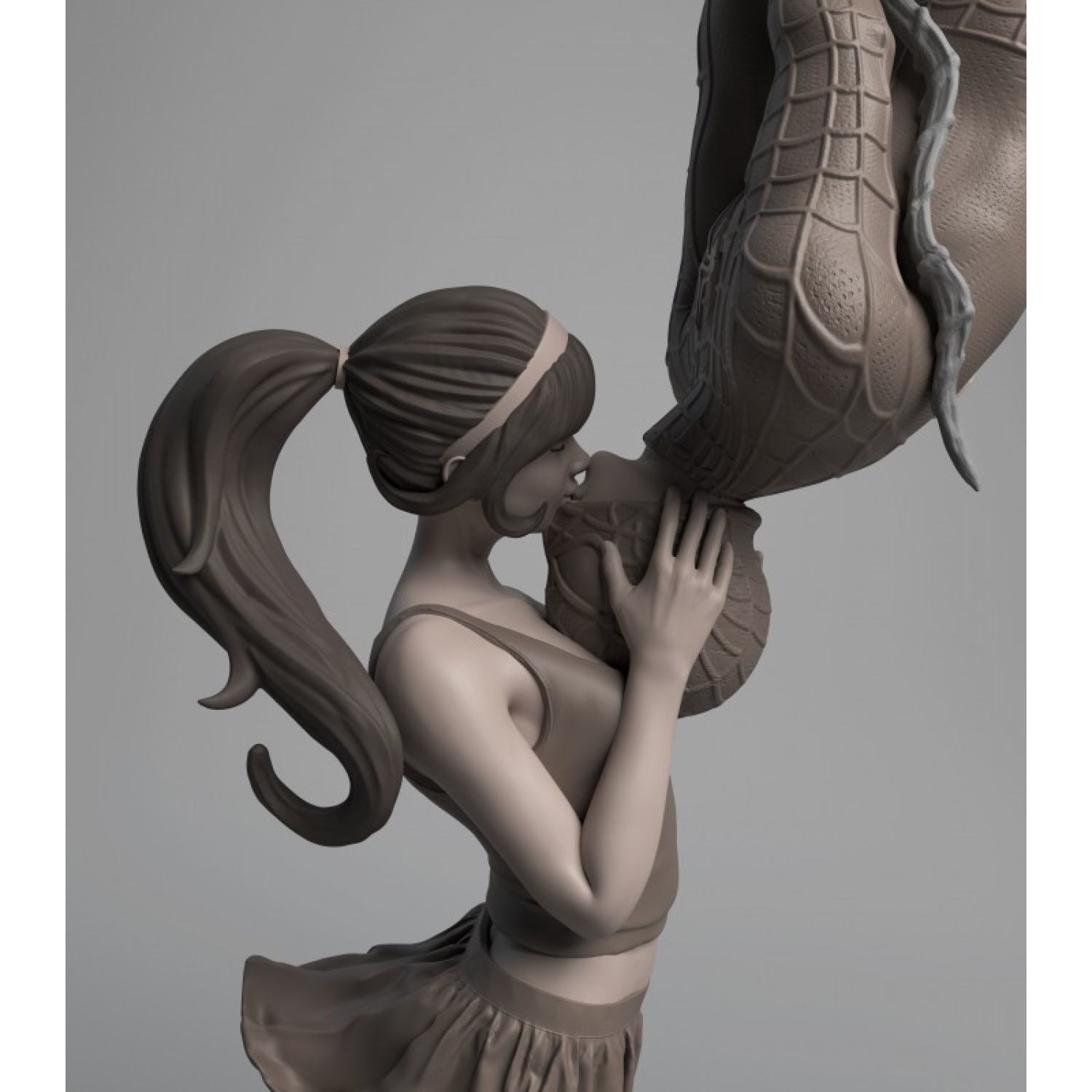 File in 3D Spiderman Love - 3d print stl files - Marvel
