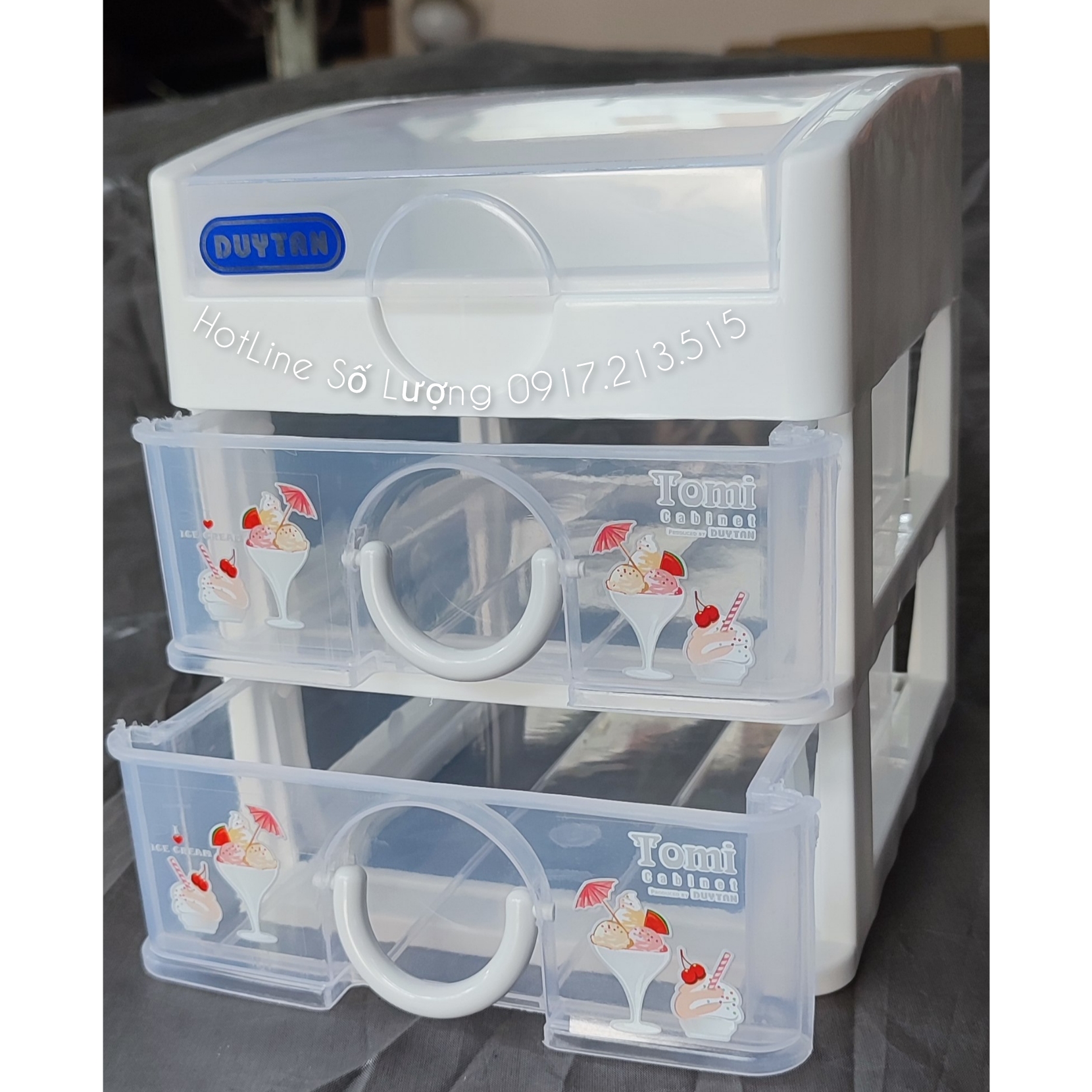 [HCM]Tủ nhựa duy tân TOMI MINI 3 ngăn - Nhiều Màu Xinh