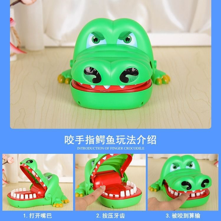 Đồ chơi khám răng cá sấu size lớn