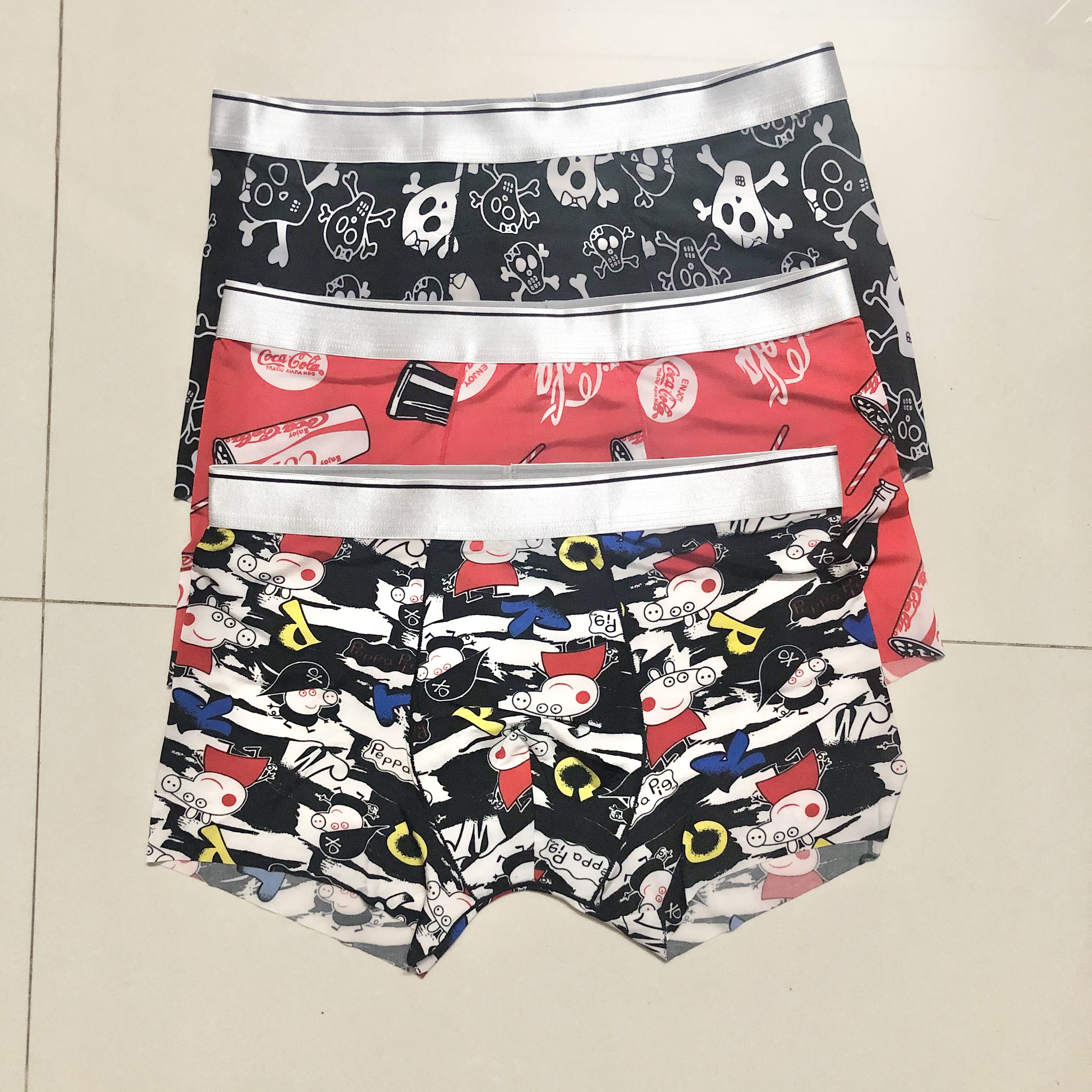 Combo 3 Quần Lót Nam Thun Lạnh -Cạp Lụa