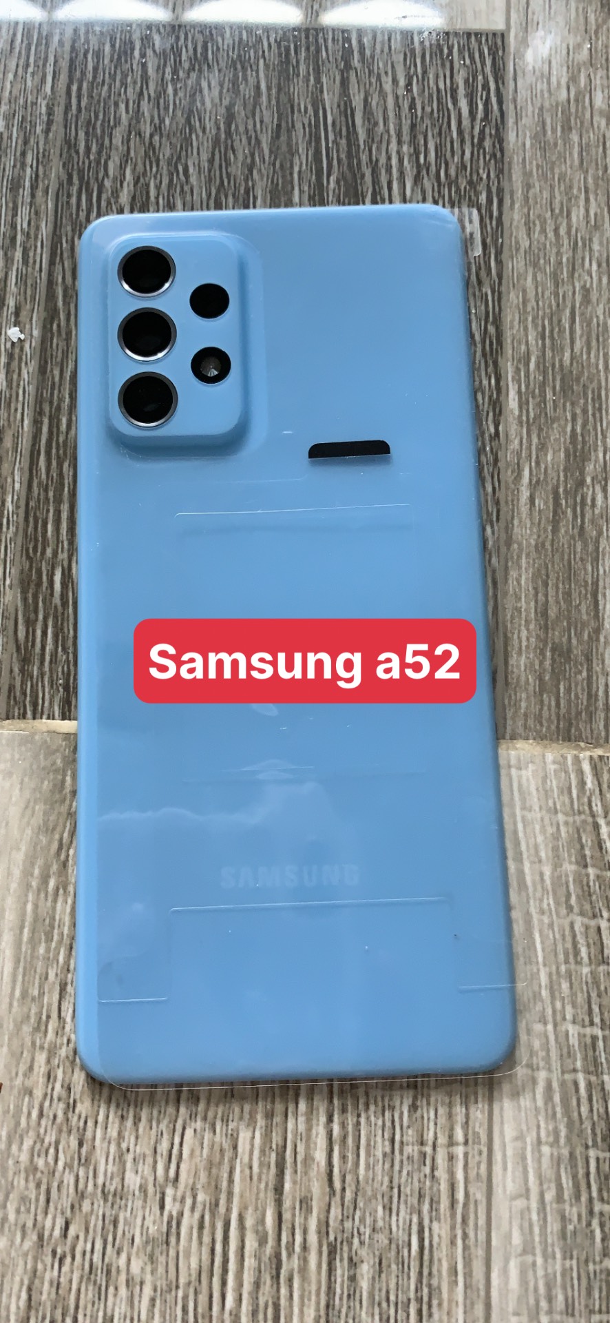 Nắp lưng samsung A52 zin có kính cam