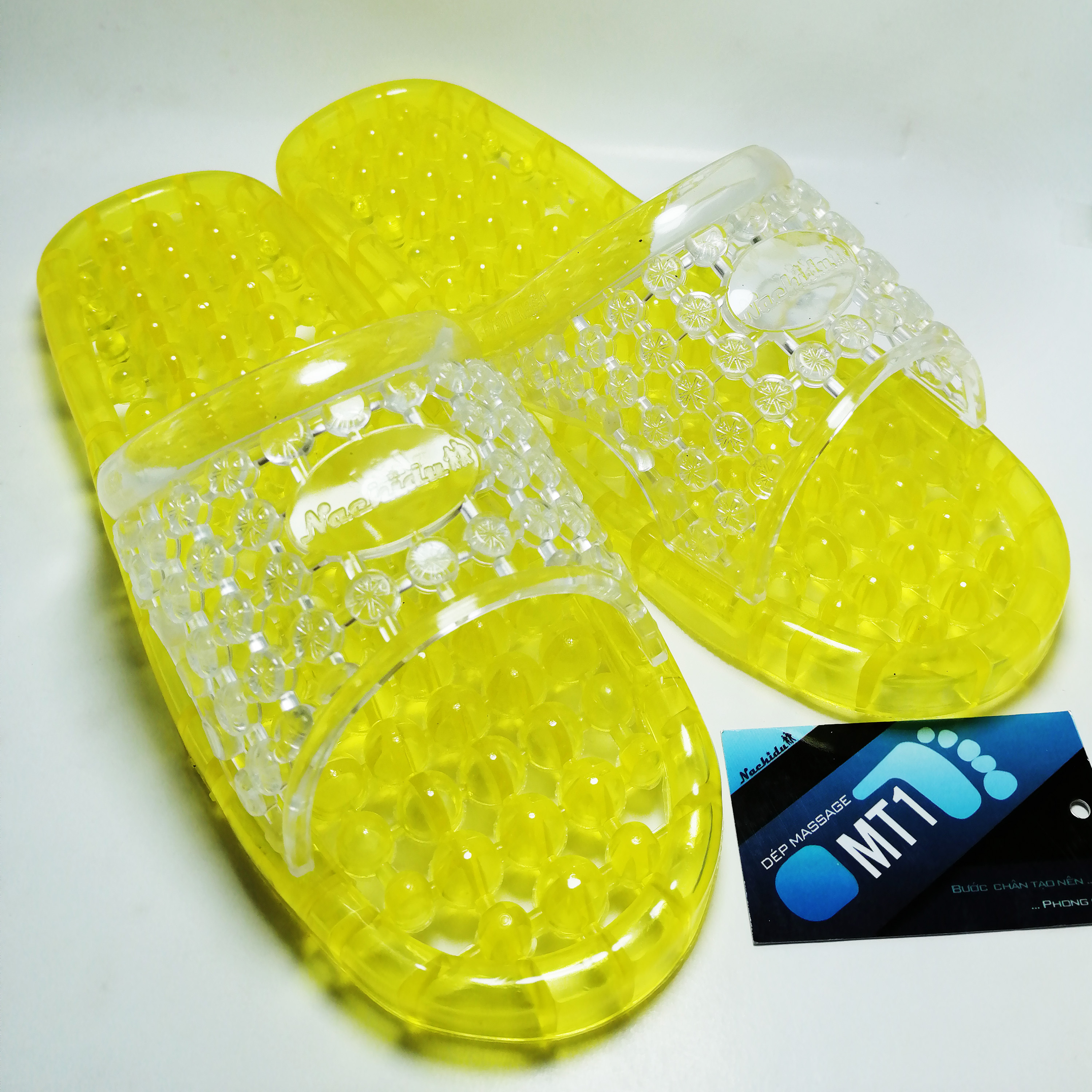 Dép Massage MT1-Màu vàng chanh (Size 36-41)