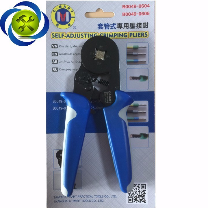 Kềm bấm cos vuông c-mart b0049-0604 0.25mm-10mm