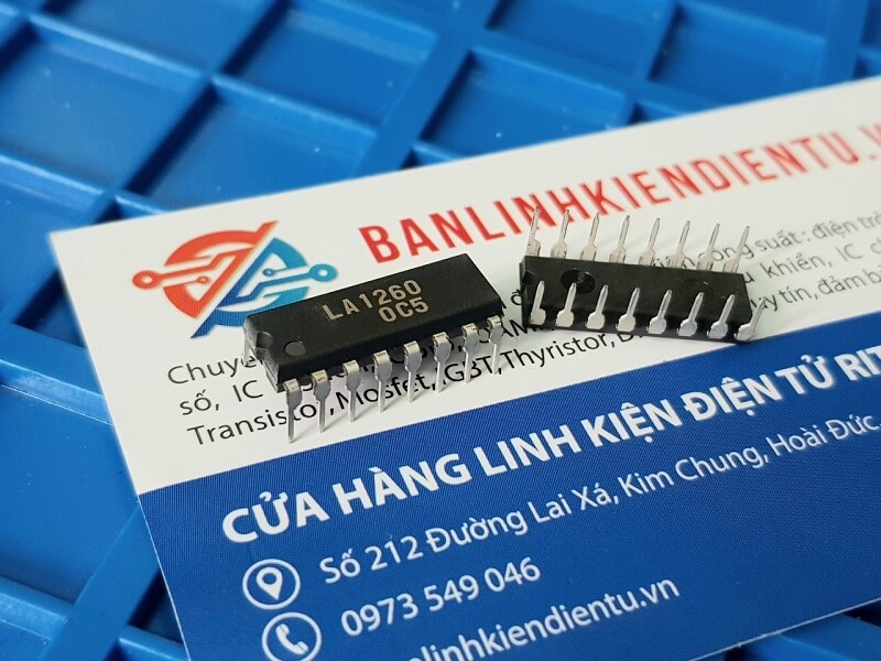 Ic audio fm/am la1260 1260 dip-16 chính hãng sanyo