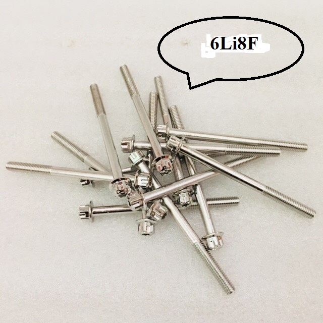 ỐC SALAZA 6LI ĐẦU TRỤ BÔNG ĐỦ SIZE( GIÁ 1 CON)