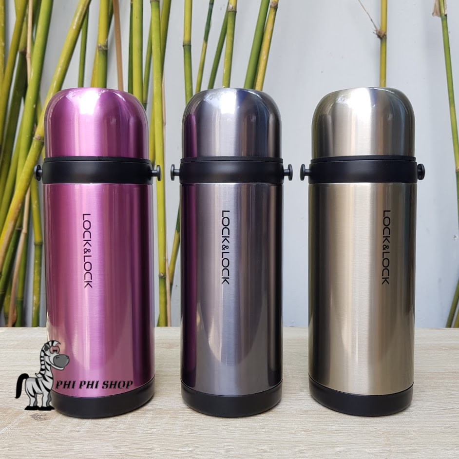 Bình Giữ Nhiệt loại lớn Lock&Lock Easy Take dung tích 1L có dây đeo LHC1439