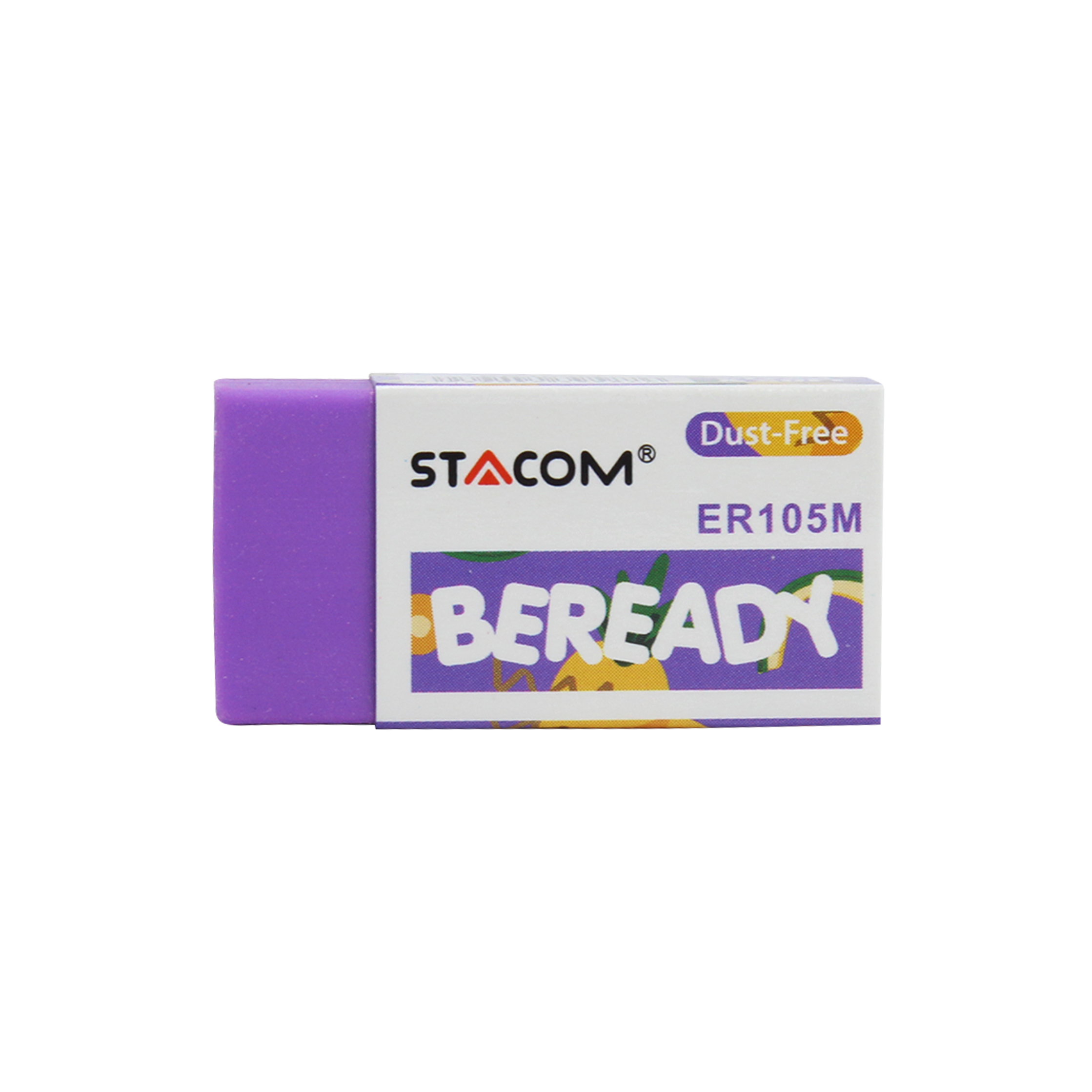 (Hộp 36 Viên) Gôm Tẩy Chì Nhiều Màu STACOM - ER105M - Đánh Bật Mọi Vết Bẩn Chì, An Toàn Cho Các Bé