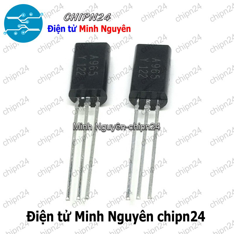 [5 con] (KT1) Transistor A965 TO-92L PNP 800mA 120V (120MHz 900mW 2SA965 965) - HH006121