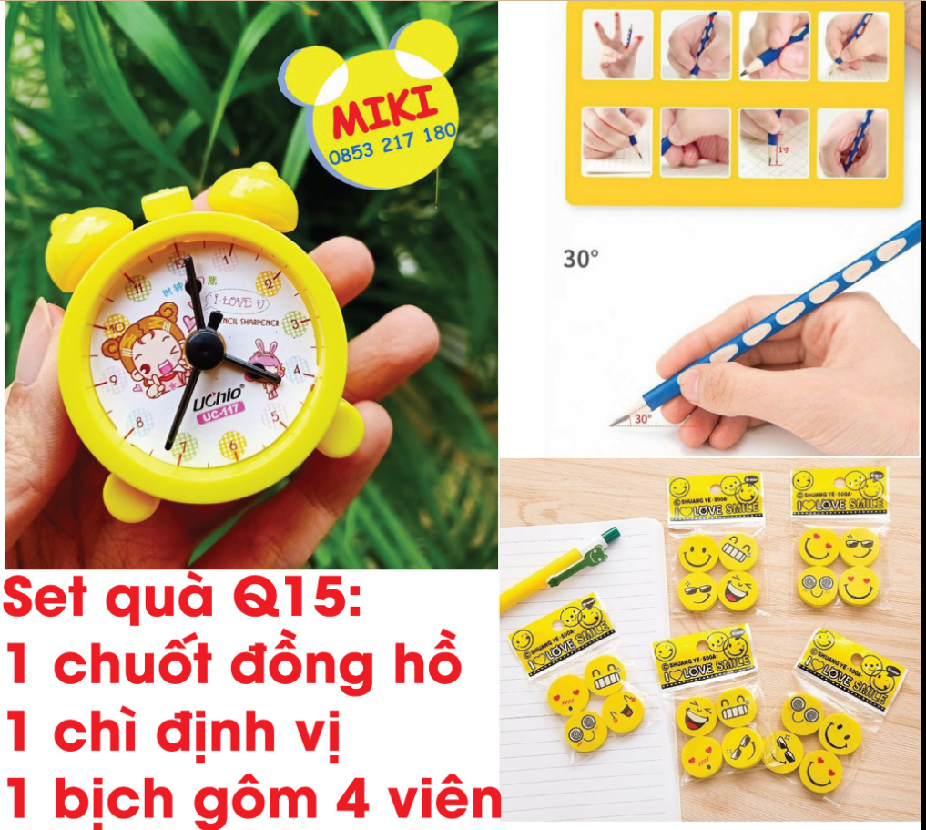 SET QUÀ GIÁ RẺ, PHẦN THƯỞNG HỌC SINH (Đồ dùng dạy học Miki)