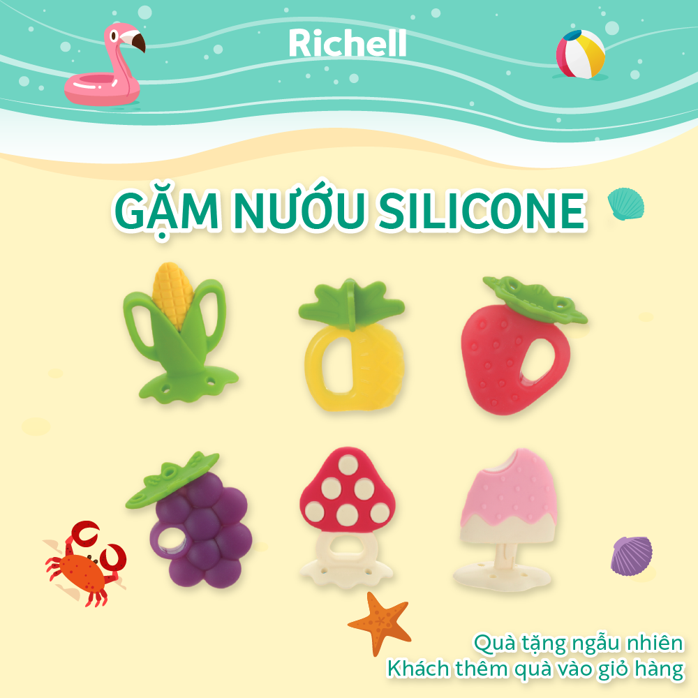 Gặm nướu silicone RICHELL có hộp đựng | Baby