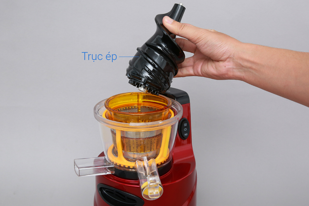 Máy ép chậm trái cây Mishio MK60 150W - Màu đỏ
