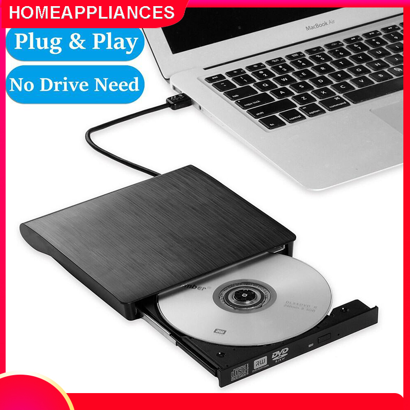 Usb bên ngoài cd-rw đốt dvd/đầu đọc cd nghe ổ đĩa quang cho máy tính laptop