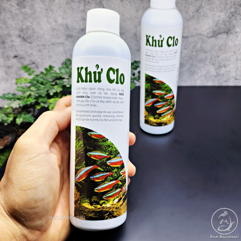 KHỬ CLO (thuysinh AZ) | Dung Dịch Khử Clo Cấp Tốc Nước Mới Cho Hồ Cá Cảnh, Thủy Sinh