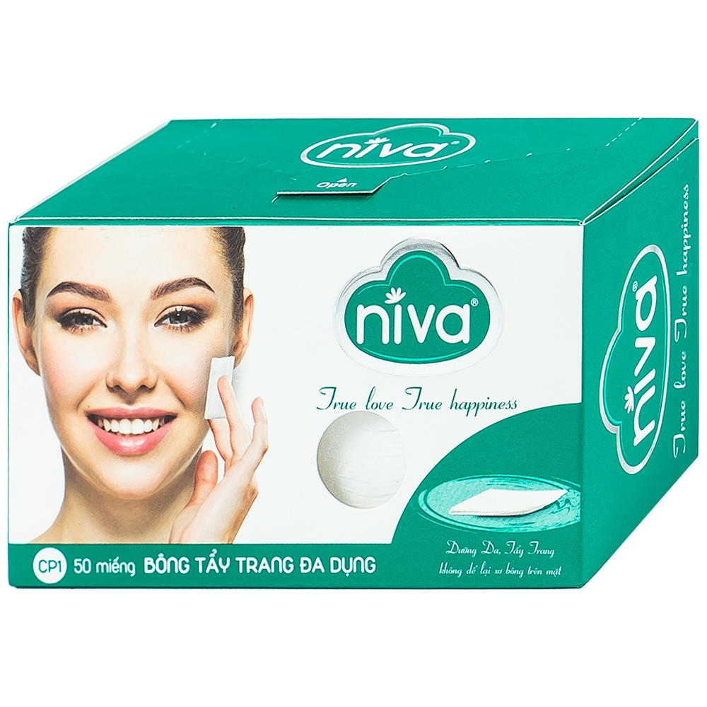 Bông Tẩy Trang Niva 50 miếng