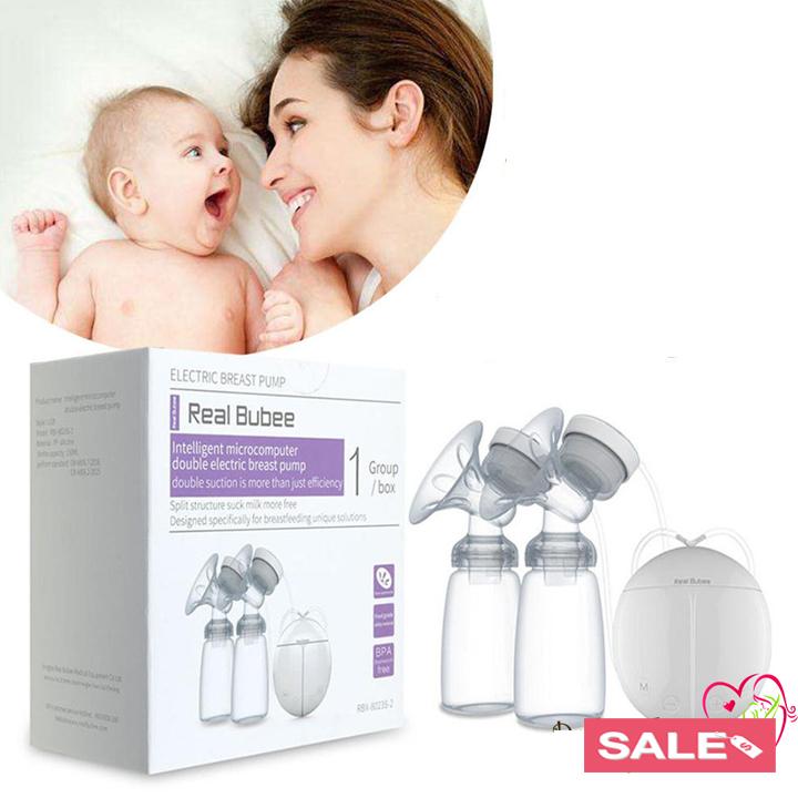 Máy hút sữa bằng điện, Máy hustt sữa điện đôi Real Bubee