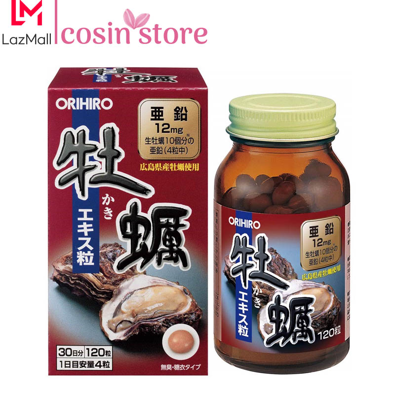 Viên uống tinh chất hàu tươi tăng cường sinh lý Orihiro 120 viên của Nhật