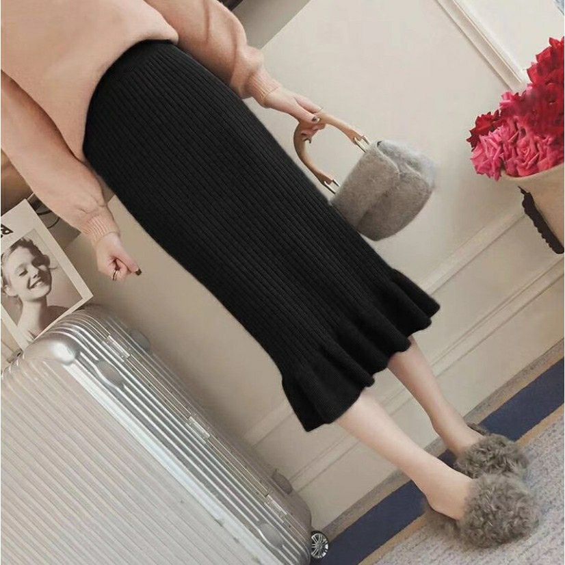 Chân váy len dài đuôi cá cao cấp