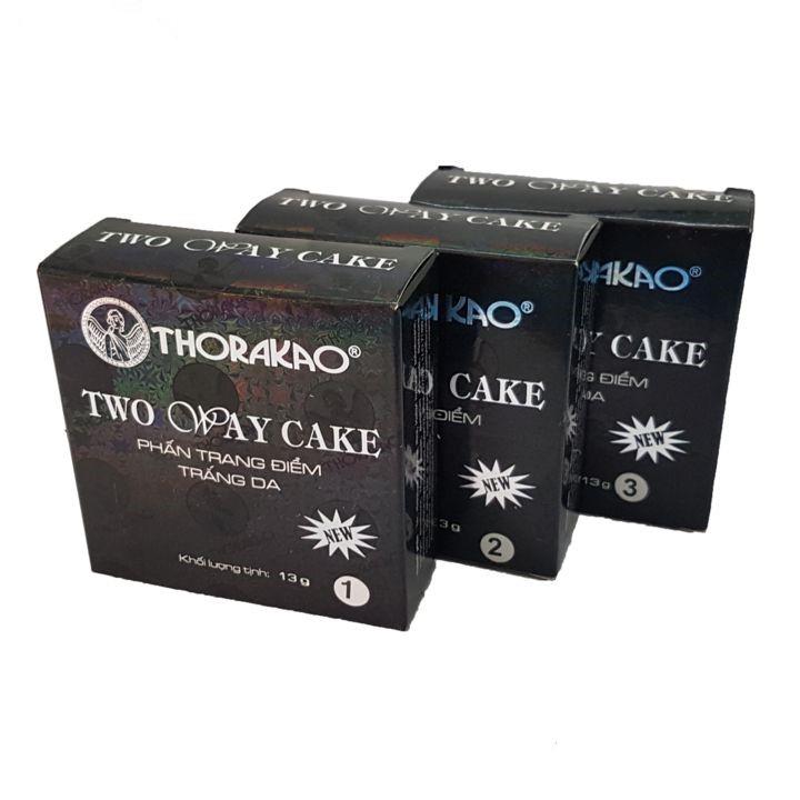 PHẤN TRANG ĐIỂM THORAKAO TRẮNG DA TWO WAY CAKE 9G - SỐ 3