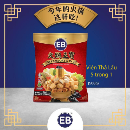 Viên Thả Lẩu EB 5 trong 1 Malaysia