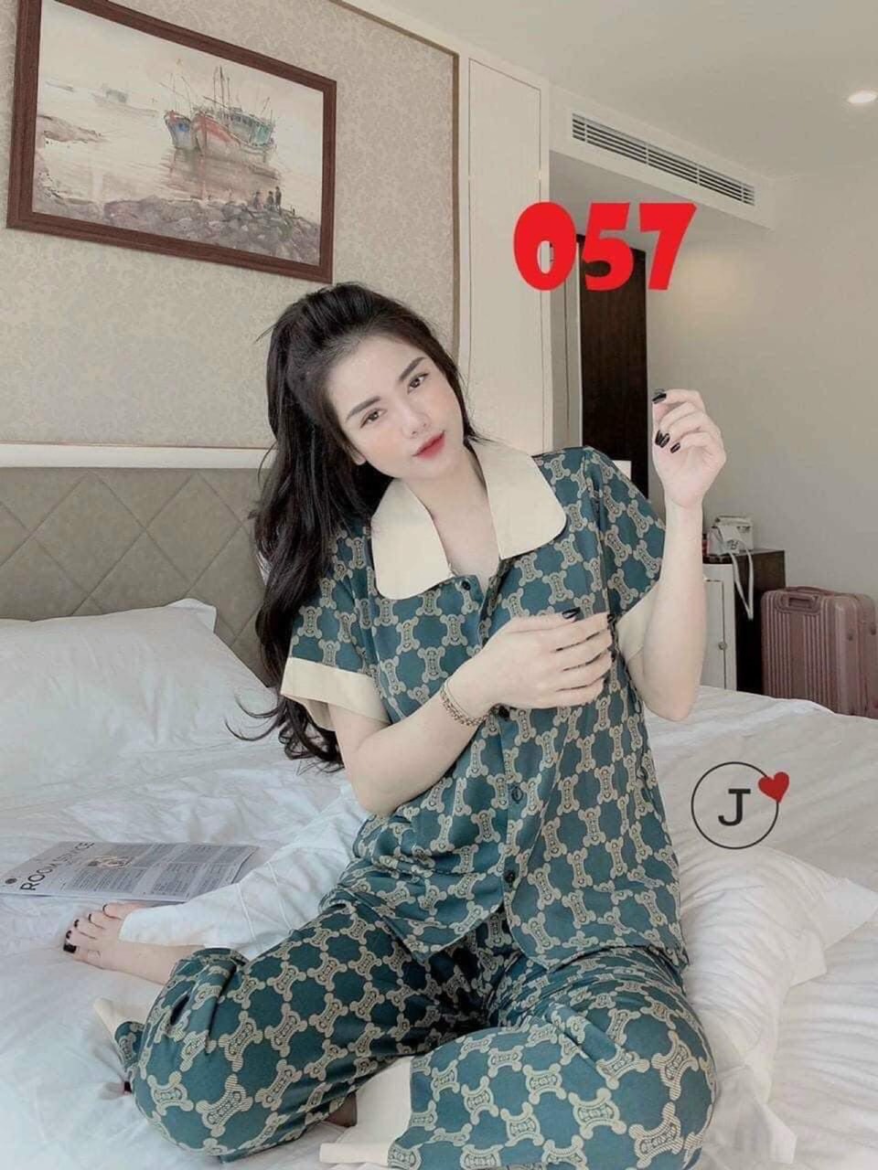 Bộ ngủ kate thái , bộ mặc nhà , bộ đồ nữ