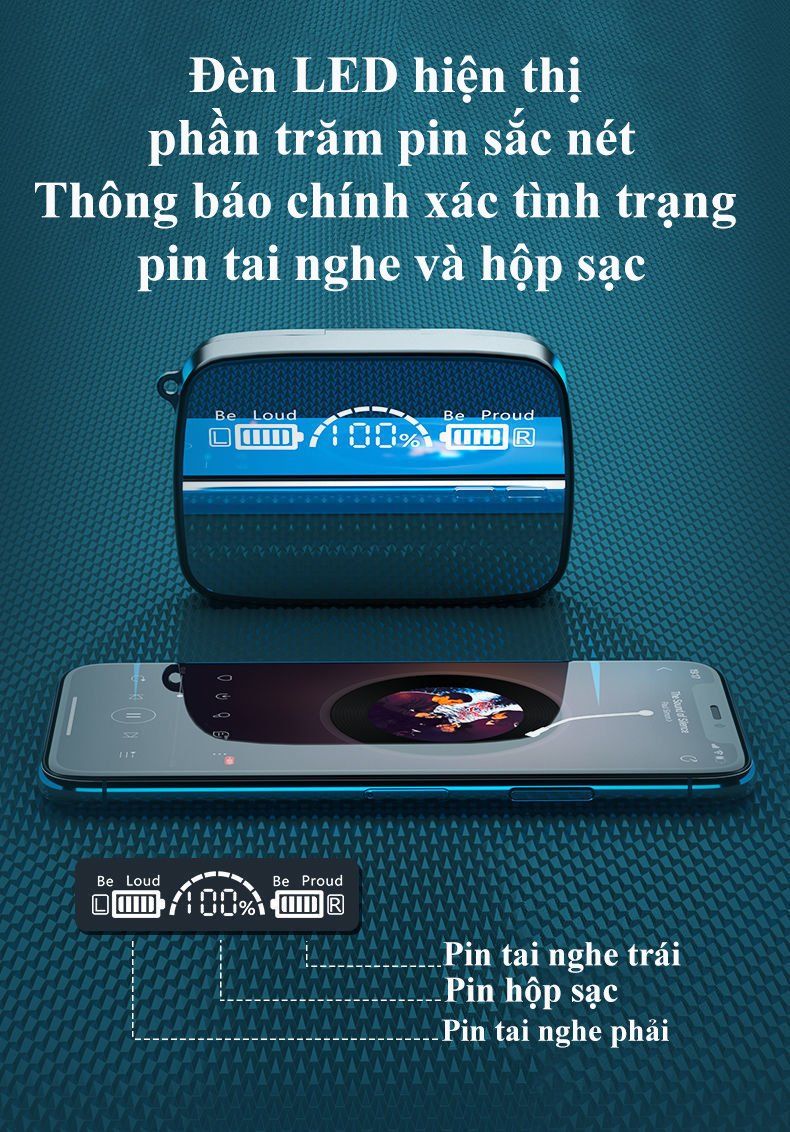 Tai Nghe Bluetooth Không Dây M10 Pro Pin Cực Trâu Nghe Nhạc Cực Hay Chơi Game Cực Đã Tai Nghe Không Dây ,Tai Nghe Bluetooth 5.1 Bảo Hành 12 Tháng