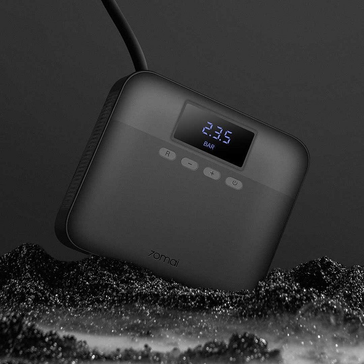 Bơm lốp ô tô tự động xiaomi 70mai midrive tp03 - máy bơm lốp xe hơi 70mai máy bơm lốp xe ô tô 70mai midrive tp03 máy bơm lốp ô tô mini xiaomi , áp lực 11bar, bơm siêu nhanh -bh 06 tháng