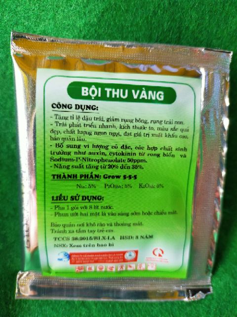 Phân bón Siêu ra hoa đậu trái - gói 10ml