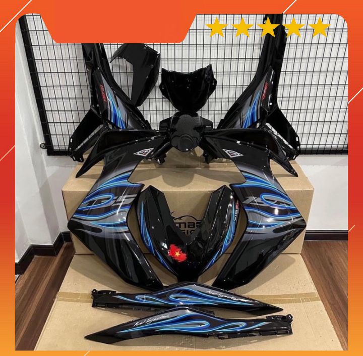 tem rời exciter 155 lửa full đen phối đủ màu