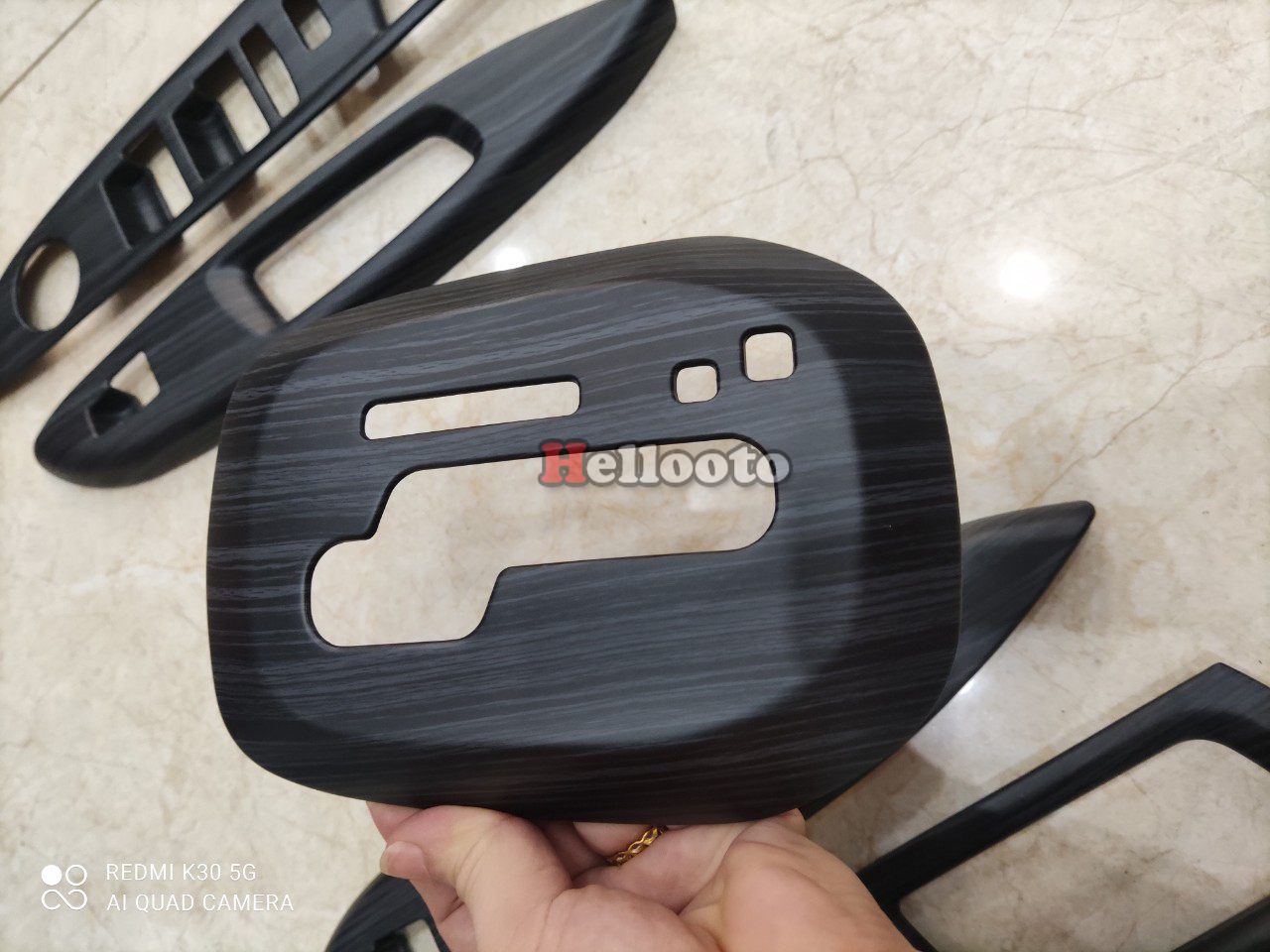 Ốp Nội Thất Vân Đá Cho Xe Vinfast Fadil 2018 2019 2020 2021  ( Tặng Kèm Keo Dính) - 5 Chi Tiết Chất Liệu ABS Cao Cấp Trang Trí Chống Xước cho Xe