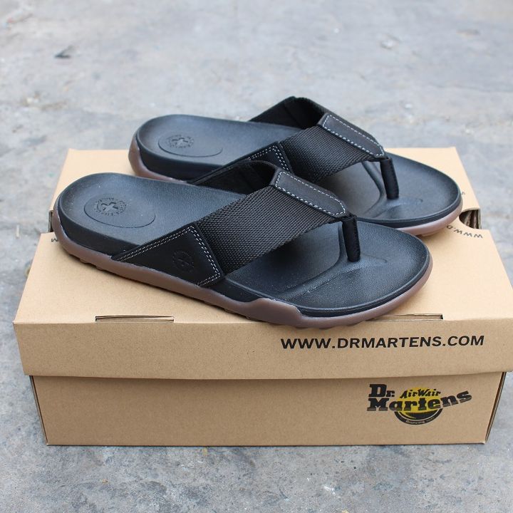 Dép da nam da bò dr martens (DR.K02)