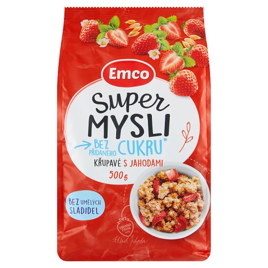 Ngũ cốc không thêm đường vị dâu Emco Musli 500g