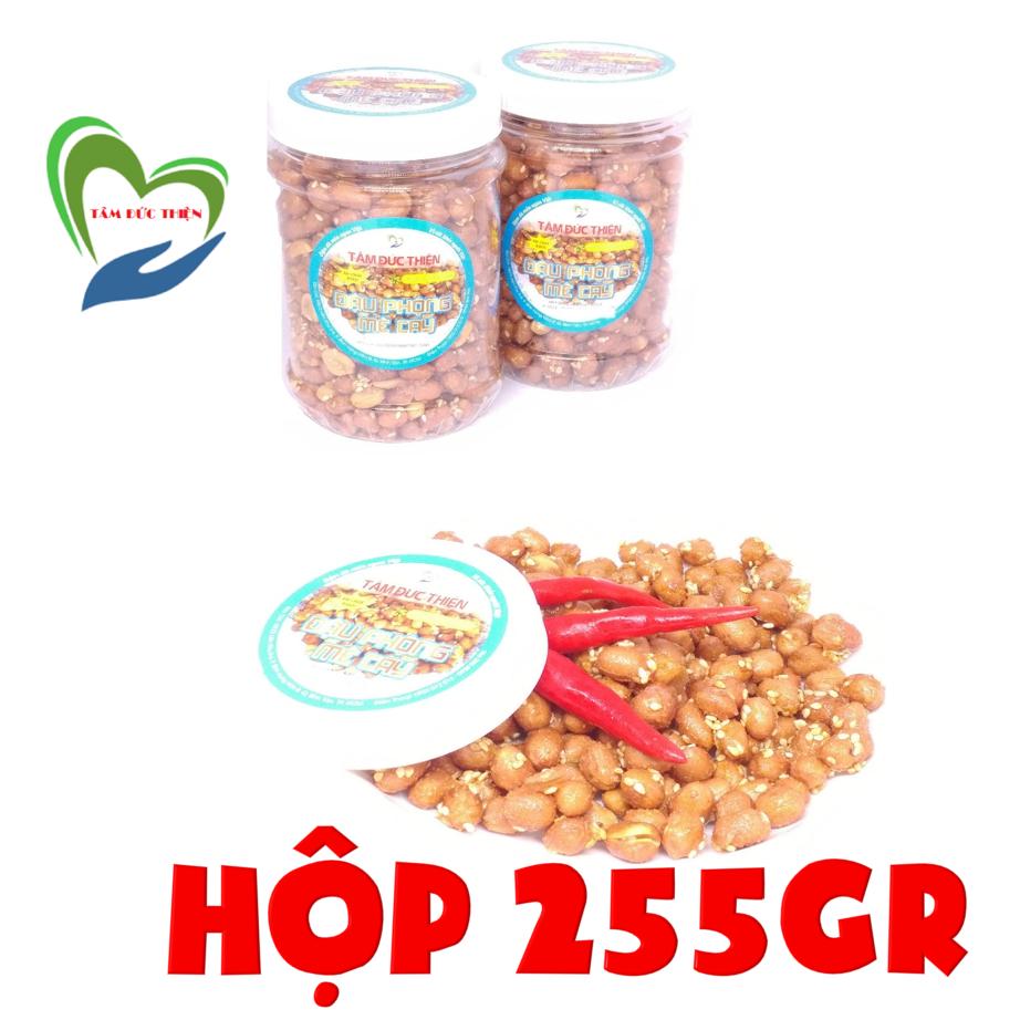 Combo 5 Hộp 255GR Đậu Phộng Mè Cay Tâm Đức Thiện Combo 5 Hộp Mỗi Hộp 255GR Đậu Phộng Mè Vị Cay Nhẹ Thực Phẩm Đóng Gói Đóng Hộp Ăn Liền đồ ăn vặt bánh kẹo quà Tết