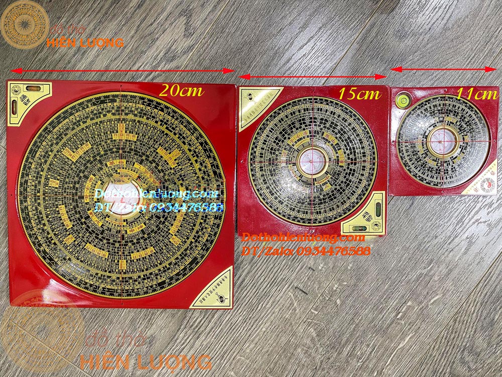 La bàn la kinh cao cấp bằng đồng phong thủy các cỡ đẹp