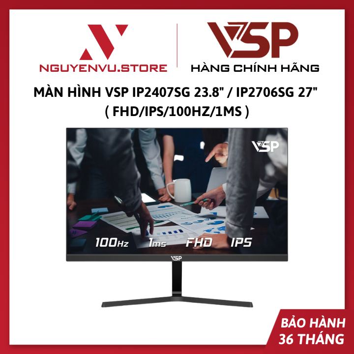 Gaming Monitor VSP ip2407sg 23.8 "/ip2706sg 27" (FHD/IPs/100Hz/1ms/ ip2407s G / ip2706s G ) -authentic
