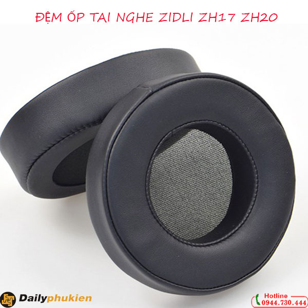 1 đôi đệm ốp tai nghe zidli zh17 zh20 11cm