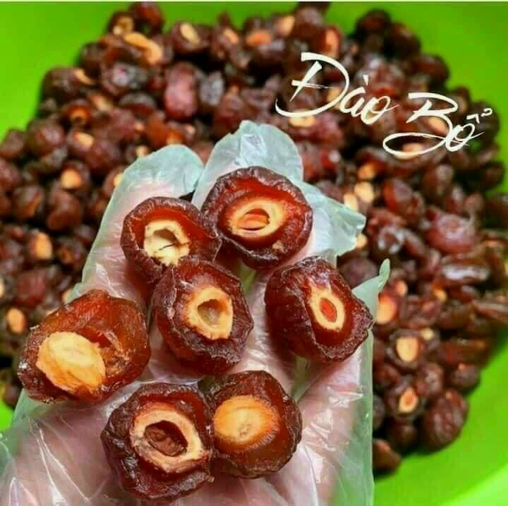 Đào Nâu Chẻ Đôi ( Anh Đào ) Hũ 500g