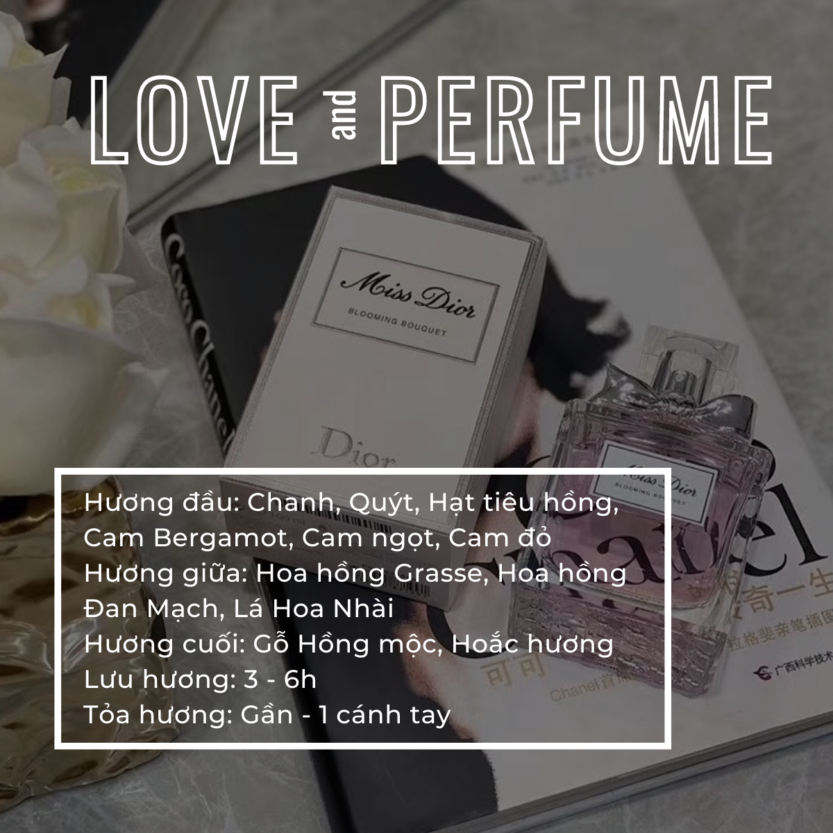 [Chính Hãng] Mẫu nước Hoa Miss Dior Blooming Bouquet ( 10ml)